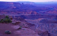 Dead Horse Point State Park is near Canyonlands National Park, Moab, Utah.