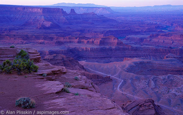 Dead Horse Point State Park is near Canyonlands National Park, Moab, Utah.