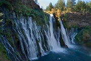 The popular waterfall at Mcarthur-Burney Falls State Park in northeastern California.