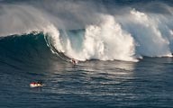 The 30 to 40 foot waves at Jaws in Maui challenge surfers from around the world.