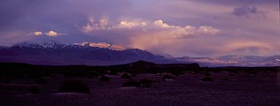 An approaching storm in Death Valley was cause for concern until it switched directions.